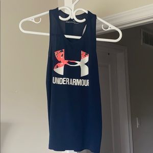 girls under armour racer back tank